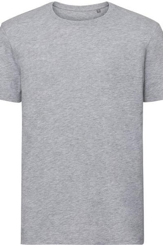 Russell Pure Organic R108M - Premium Organic Cotton Mens Crew Neck T-Shirt