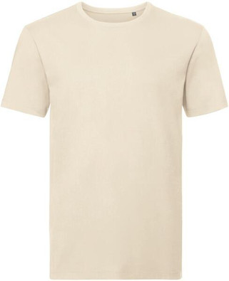 Russell Pure Organic R108M - Premium Organic Cotton Mens Crew Neck T-Shirt