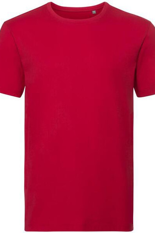 Russell Pure Organic R108M - Premium Organic Cotton Mens Crew Neck T-Shirt