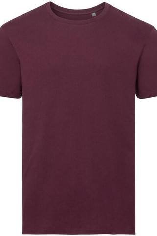 Russell Pure Organic R108M - Premium Organic Cotton Mens Crew Neck T-Shirt