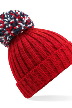 Beechfield B390 - Bonnet Douillet en Tricot avec Doublure Chaude