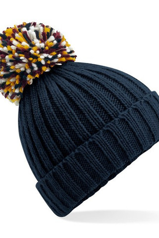 Beechfield B390 - Bonnet Douillet en Tricot avec Doublure Chaude