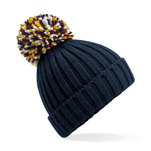 Beechfield B390 - Cozy Ribbed Knit Beanie with Shearling Lining