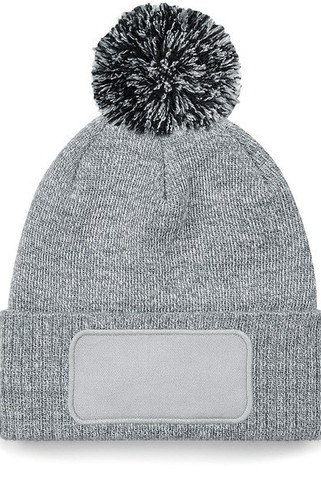Beechfield B443 - BONNET À POMPON PATCH SNOWSTAR®