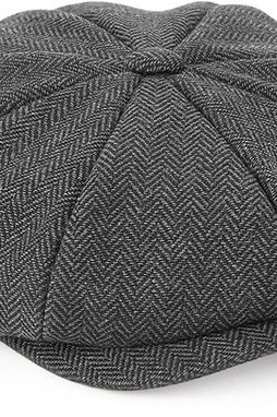Beechfield B628 - Classic Heritage Herringbone Baker Boy Cap