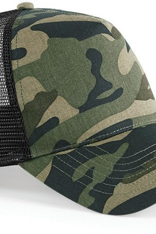 Beechfield B694 - Camo Snapback Trucker Cap