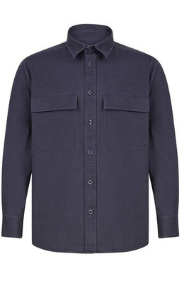 Front Row FR054 - Komfortabel Bomulds Overshirt med Lommer