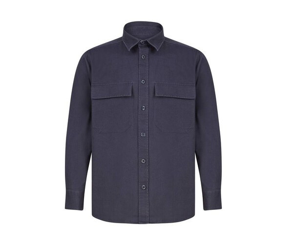 Front Row FR054 - Cotton Utility Overshirt with Patch Pockets