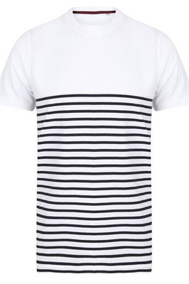 Front row FR135 - Classic Breton Striped Heavyweight T-Shirt