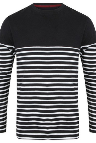 Front Row FR134 - T-shirt breton à manches longues