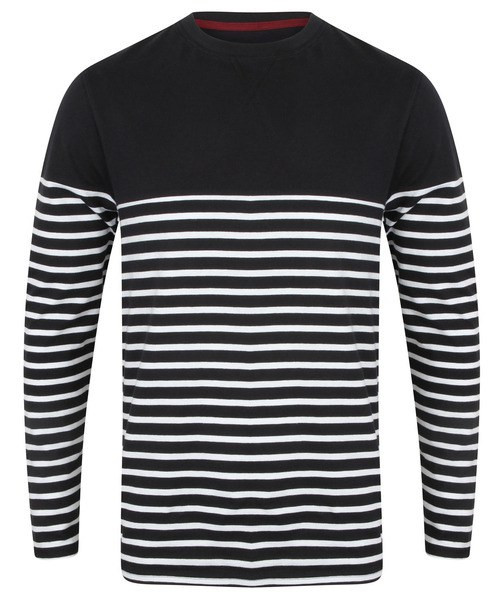 Front Row FR134 - Long sleeve Breton t-shirt