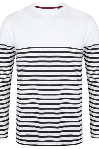 Front Row FR134 - T-shirt breton à manches longues