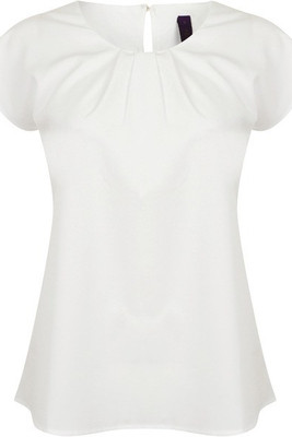 Henbury H597 - Dames blouse met plooi
