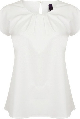 Henbury H597 - Damers pleat front blouse