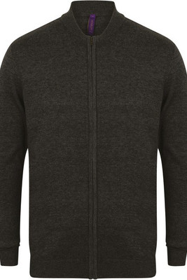 Henbury H718 - Cardigan collo Bomber