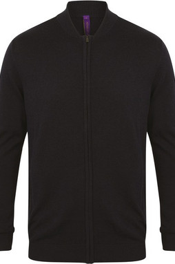 Henbury H718 - Cardigan collo Bomber