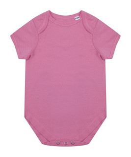 Larkwood LW655 - Short-sleeved organic cotton baby grow