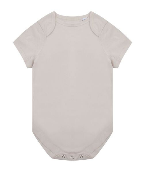 Larkwood LW655 - Short-sleeved organic cotton baby grow