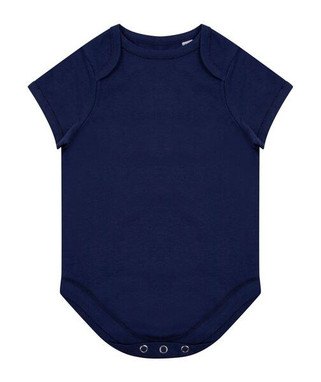 Larkwood LW655 - Short-sleeved organic cotton baby grow