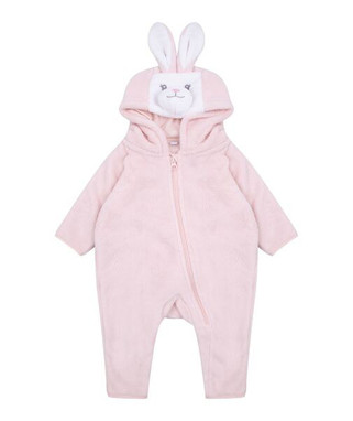 Larkwood LW073 - Cozy Kids Rabbit Costume Jumpsuit with Ears