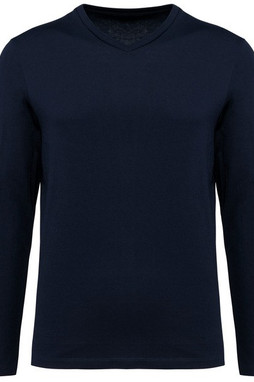 Kariban Premium PK306 - Mens V-neck long-sleeved Supima® t-shirt