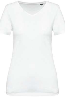Kariban Premium PK305 - Ladies' V-neck short-sleeved Supima® t-shirt