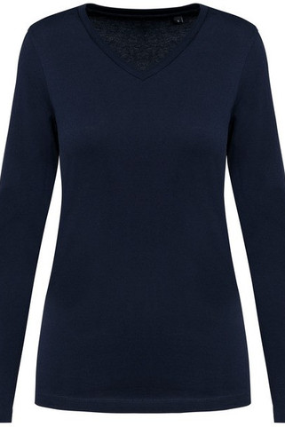 Kariban Premium PK307 - T-shirt Supima® col V manches longues femme