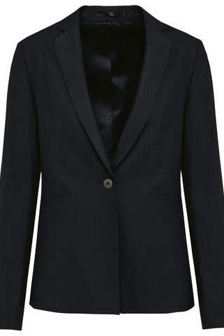 Kariban Premium PK6050 - Elegant Womens Wool Blend Blazer with Piped Pockets