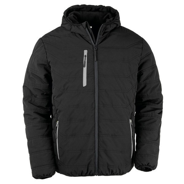 Result R240X - Recycelte Steppjacke Black Compass