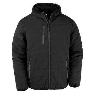 Result R240X - Eco-Friendly Black Quilted Jacket with Fleece Lining