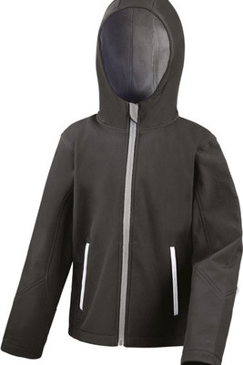 Result R224JY - Kids' TX Performance Hooded Softshell Jacket