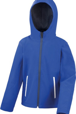 Result R224JY - Kids TX Performance Hooded Softshell Jacket
