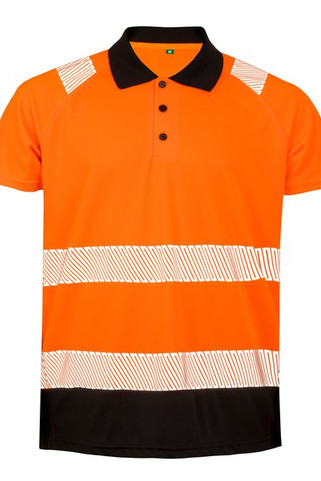 Result R501X - Recycled safety polo shirt