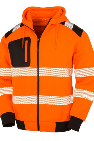 Result R503X - Recycled safety hooded sweatshirt