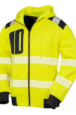 Result R503X - Recycled safety hooded sweatshirt