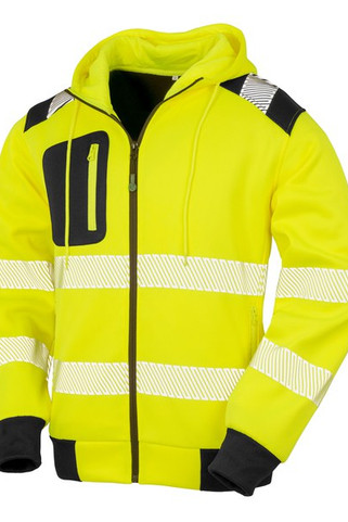 Result R503X - Gerecyclede veiligheidssweater met capuchon