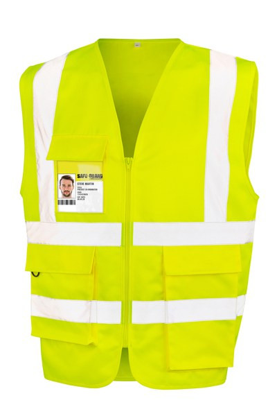 Result R477X - High-Visibility Reflective Safety Vest with Pockets