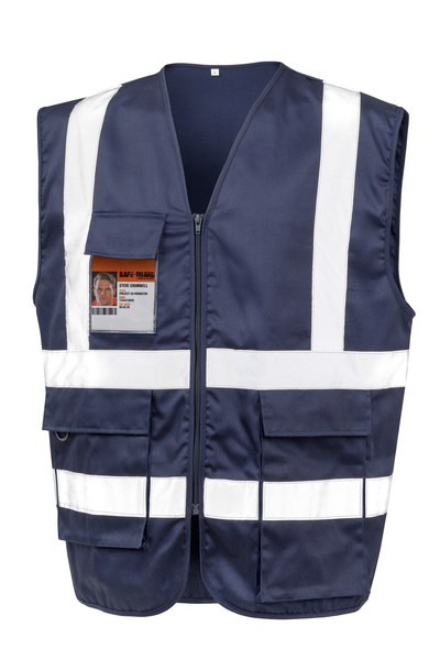 Result R477X - High-Visibility Reflective Safety Vest with Pockets