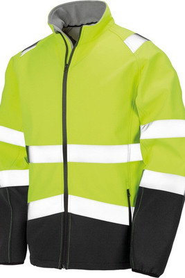 Result R450X - CASACO SOFTSHELL DE ALTA VISIBILIDADE