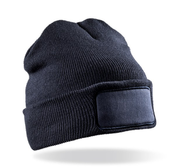 Result RC027 - Dobbeltstrikket 'Result' beanie til print