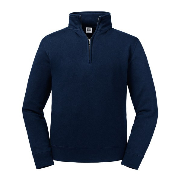 Russell RU270M - Felpa con collo con zip Authentic