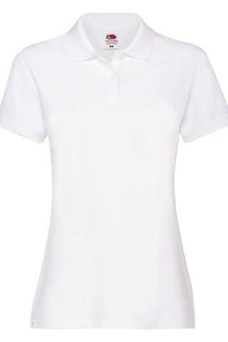 Fruit of the Loom SC63030 - Polo Femme Élégant en Coton Bio