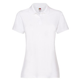 Fruit of the Loom SC63030 - Polo Femme Élégant en Coton Bio