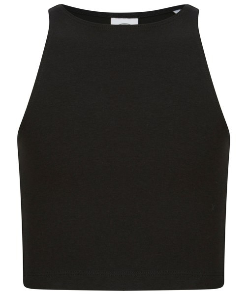 Skinnifit SM106 - Kids' Cotton Racerback Top with Detachable Label
