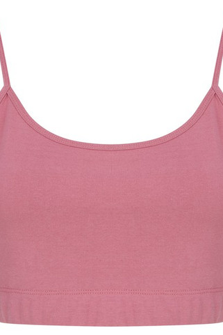 Skinnifit SK230 - Damen Umweltfreundliches Kurzes Top mit Verstellbaren Trägern