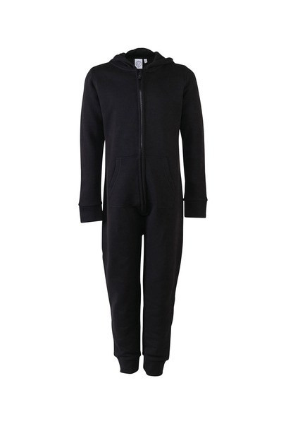 Skinnifit SM470 - Cozy Kids' Fleece Hooded Jumpsuit