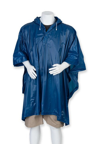 Splashmacs SPL010 - Wetterfester PVC-Regenponcho mit Kapuze