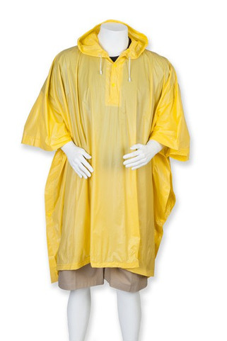 Splashmacs SPL010 - Wetterfester PVC-Regenponcho mit Kapuze