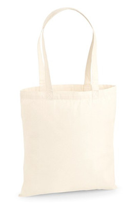 Westford Mill W201 - Versatile 100% Cotton Tote with Long Handles