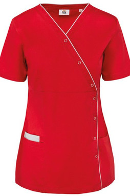 WK. Designed To Work WK506 - Ladies’ polycotton smock with press studs